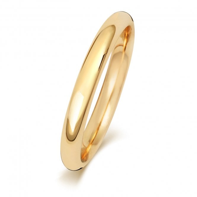 18ct 2mm Court Wedding Ring