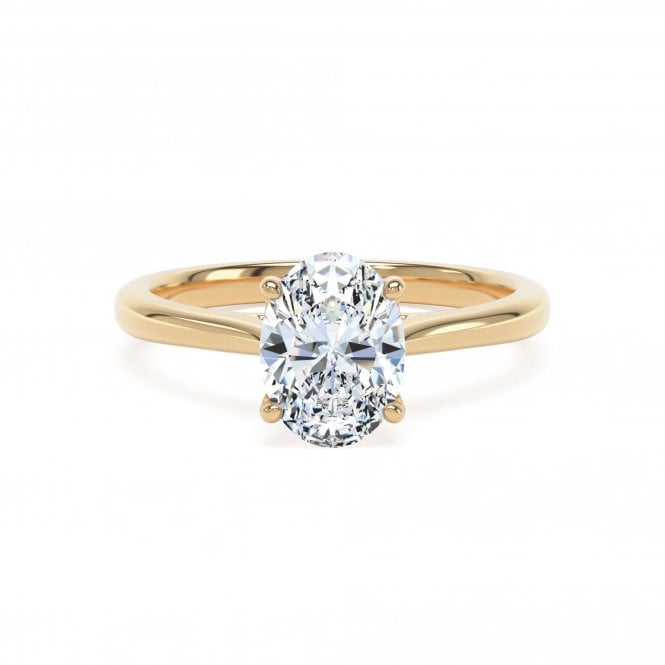 Lowry Diamonds 18ct Lab Grown Oval Solitaire Ring 1.54ct D VVS