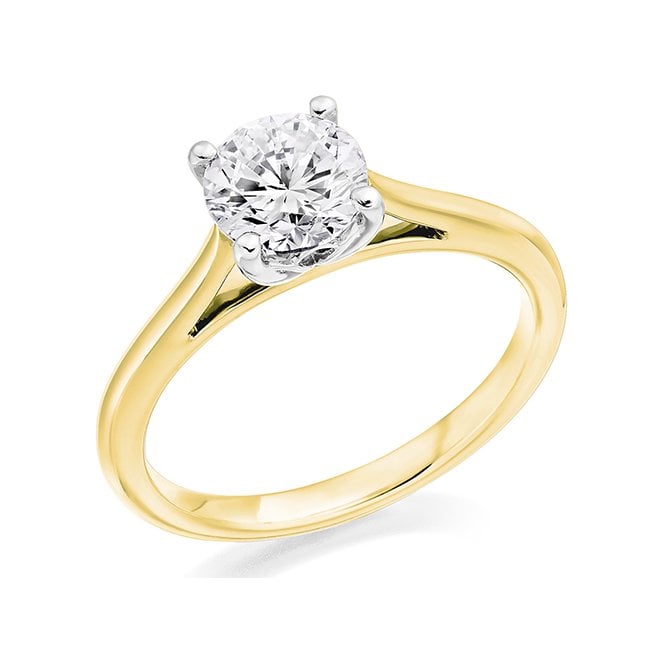 Lowry Diamonds 18ct / Plat 3.01ct Lab Grown Diamond Solitaire Ring Certified E / VS1