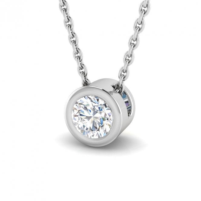 Lowry Diamonds 18ct WG Diamond Pendant & Chain 0.25ct