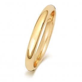 9ct 2mm Court Wedding Ring