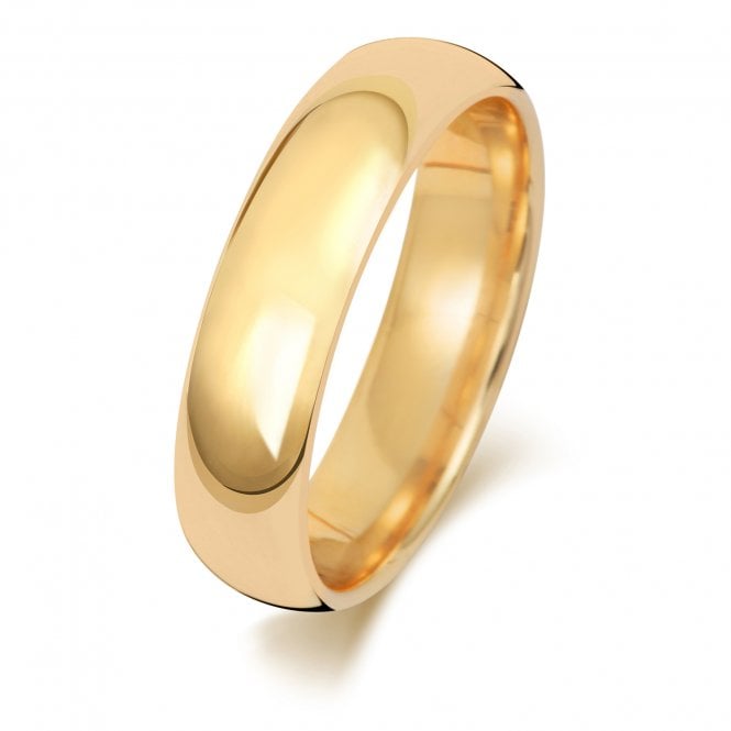 9ct 5mm Court Wedding Ring