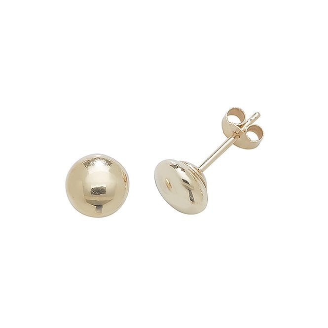 Lowry Gold 9ct 5mm Flat Ball Stud