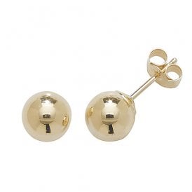9ct 6mm Ball Studs