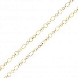 9ct 7.5" Fancy Bracelet
