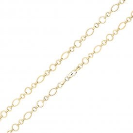 9ct 7.5" Fancy Gold Bracelet