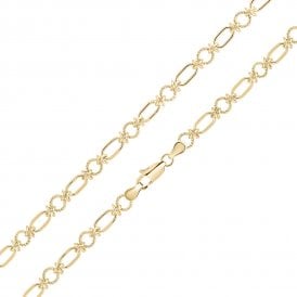 9ct 7.5" Fancy Gold Bracelet