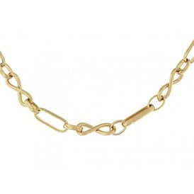 9ct 7.5" Fancy Hand Made Bracelet