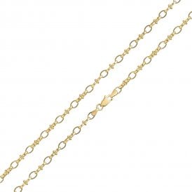 9ct 8" Hand Made Belcher Bracelet