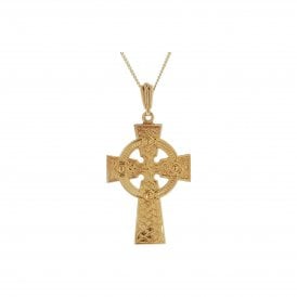9ct Celtic Cross & Chain