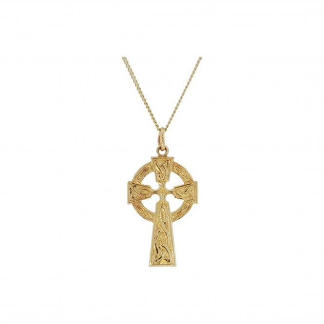 Lowry Gold 9ct Celtic Cross & Chain