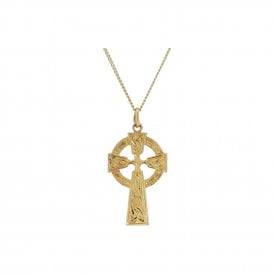 9ct Celtic Cross & Chain