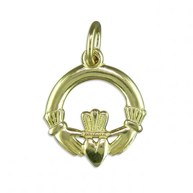 Lowry Gold 9ct Claddagh Necklace