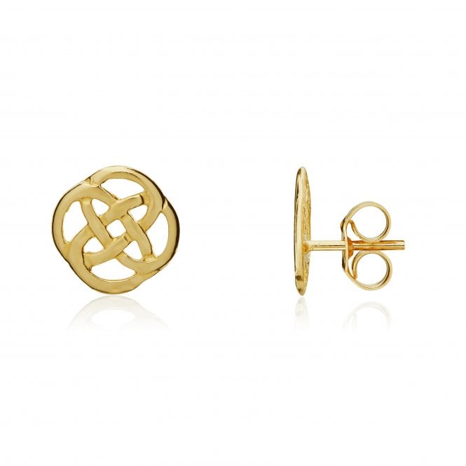 Lowry Gold 9ct Fancy Celtic Stud Earrings