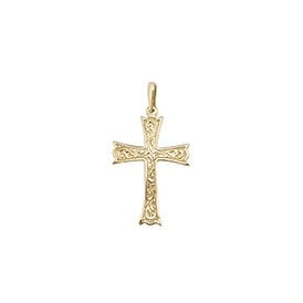 9ct Fancy Cross & Chain