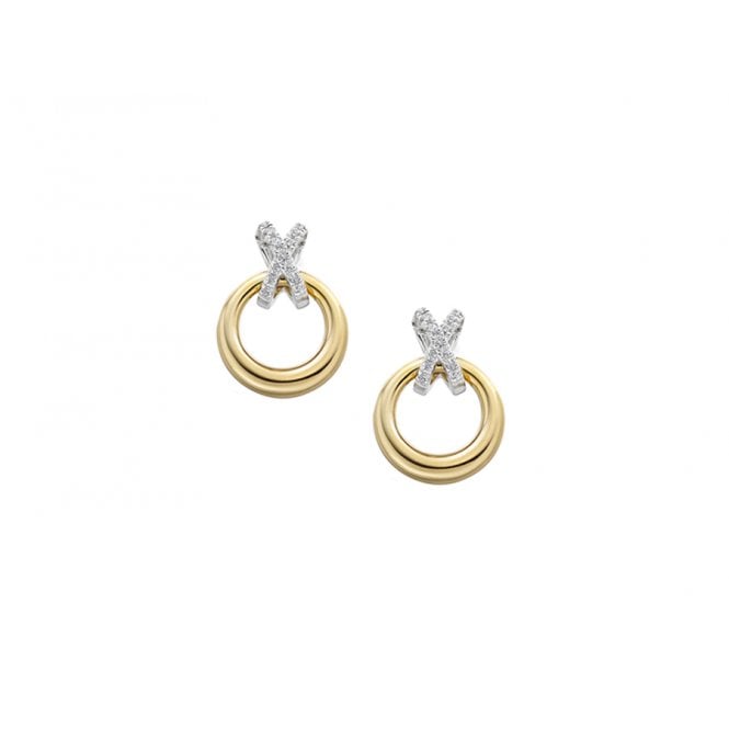Lowry Gold 9ct Fancy Diamond Earrings 0.15ct