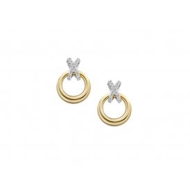 9ct Fancy Diamond Earrings 0.15ct
