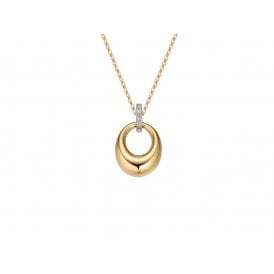 9ct Fancy Diamond Pendant & Chain