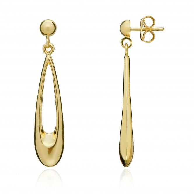 Lowry Gold 9ct Fancy Drop Earrings
