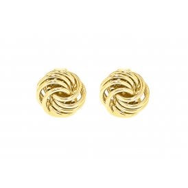 9ct Fancy Knot Earrings