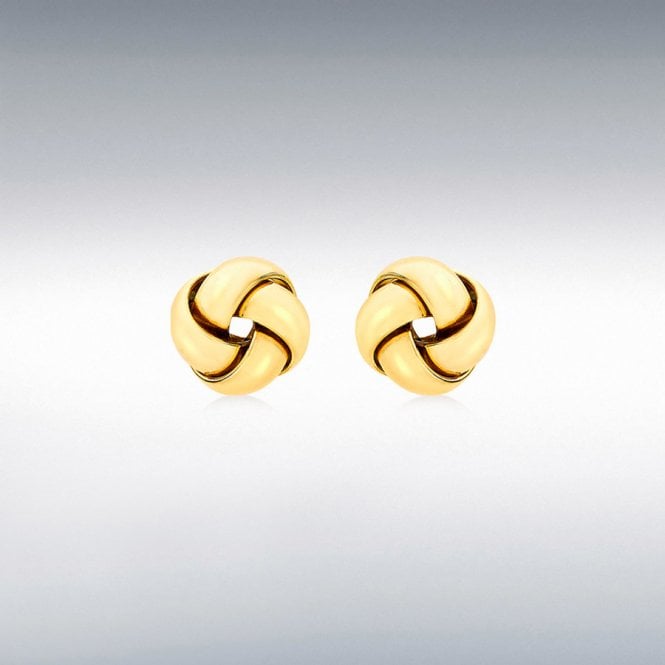 Lowry Gold 9ct Fancy Knot Earrings