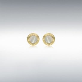 9ct Fancy Mother of Pearl  Stud Earrings