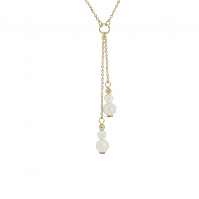 Lowry Gold 9ct Fancy Pearl Necklet