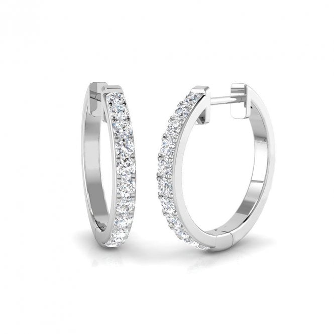 Lowry Diamonds 9ct Lab Grown Diamond Hoop Earrings
