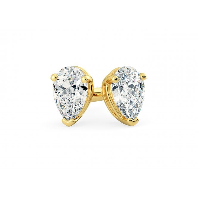 Lowry Diamonds 9ct Lab Grown Diamond Oval Soliatire Stud Earrings 1.06ct