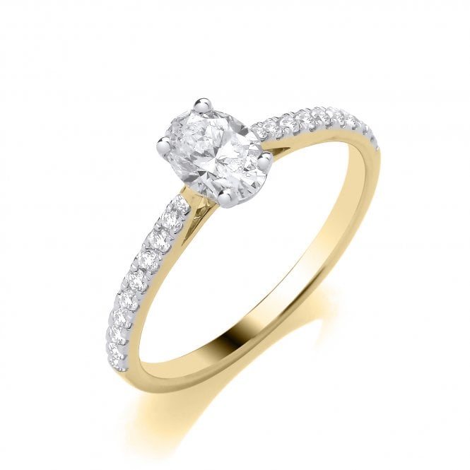 Lowry Diamonds 9ct Lab Grown Diamond Oval Solitaire Ring .75ct E VS