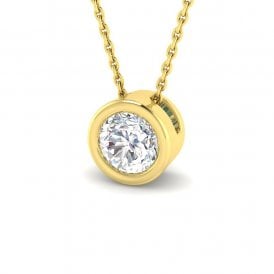 9ct Lab Grown Diamond Pendant & Chain 0.71ct