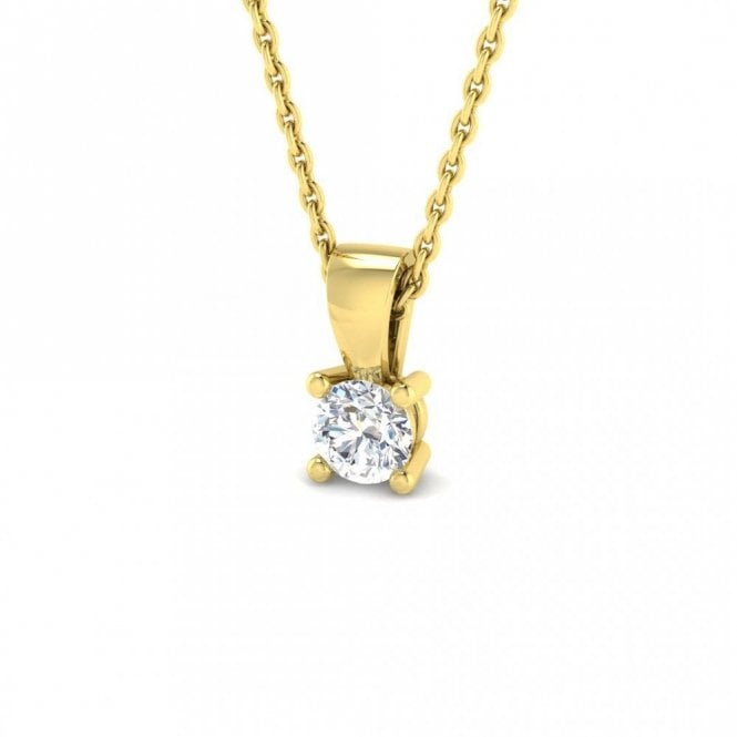 Lowry Diamonds 9ct Lab Grown Diamond Soliatire Pendant 2.02ct
