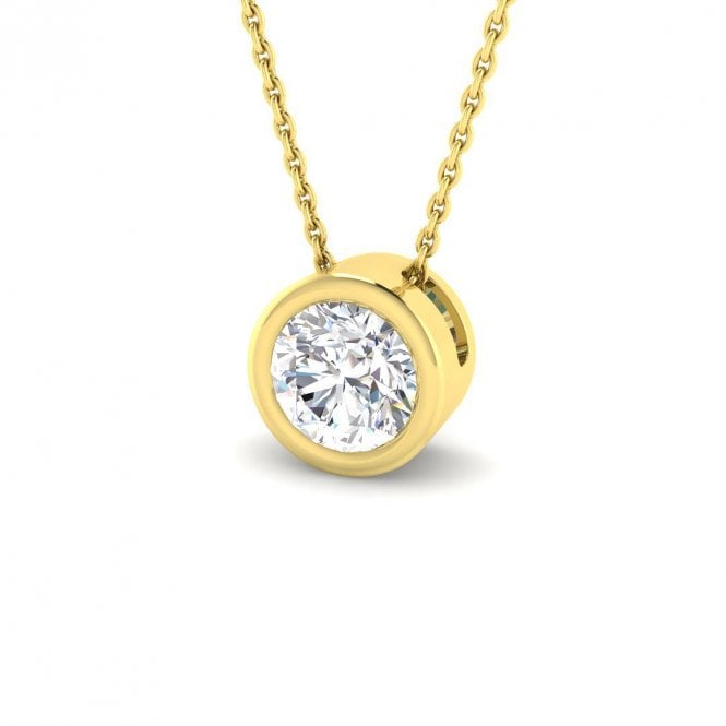 Lowry Diamonds 9ct Lab Grown Diamond Solitaire Necklace 1.02ct
