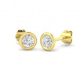 9ct Lab Grown Diamond Stud Earrings 0.57ct