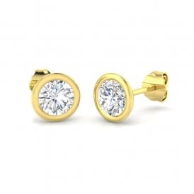 9ct Lab Grown Diamond Stud Earrings 1.02ct