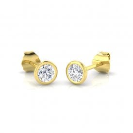 9ct Lab Grown Diamond Stud Earrings .33ct