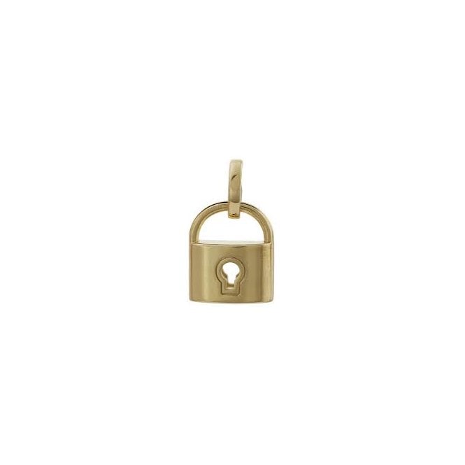 Lowry Gold 9ct Padlock Pendant & Chain