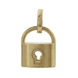 9ct Padlock Pendant & Chain