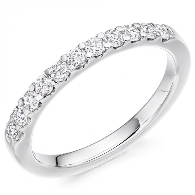 9ct White Gold Lab Diamond Ring 0.33ct