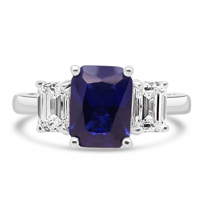 Lowry Diamonds 9ct White Gold Lab Grown Solitaire Ring 1.10ct Centre 1.00ct E / VS2