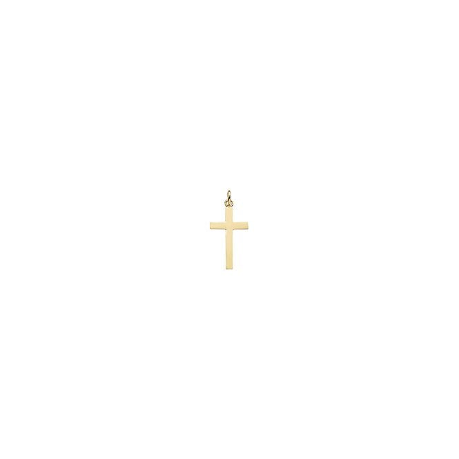 Lowry Gold 9ct Yellow Gold Cross Necklace