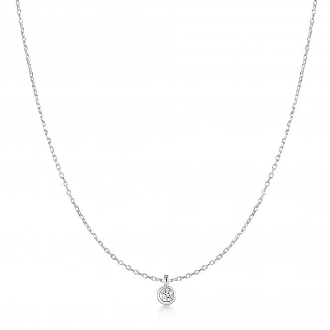 Ania Haie Jewellery Ania Haie Bezel Set CZ Necklace N075-01H