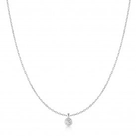 Ania Haie Bezel Set CZ Necklace N075-01H