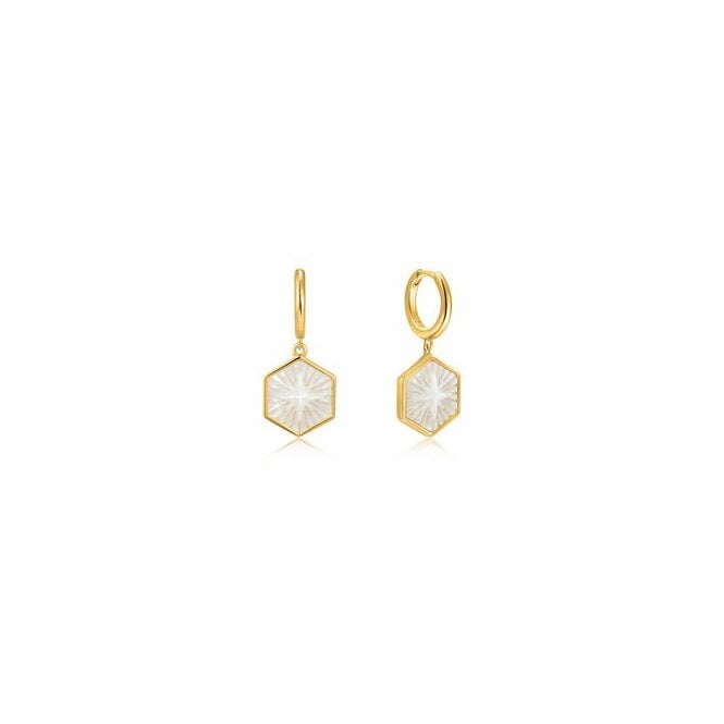 Ania Haie Jewellery Ania Haie Compass Emblem Drop Earrings E030-04G