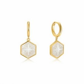 Ania Haie Compass Emblem Drop Earrings E030-04G