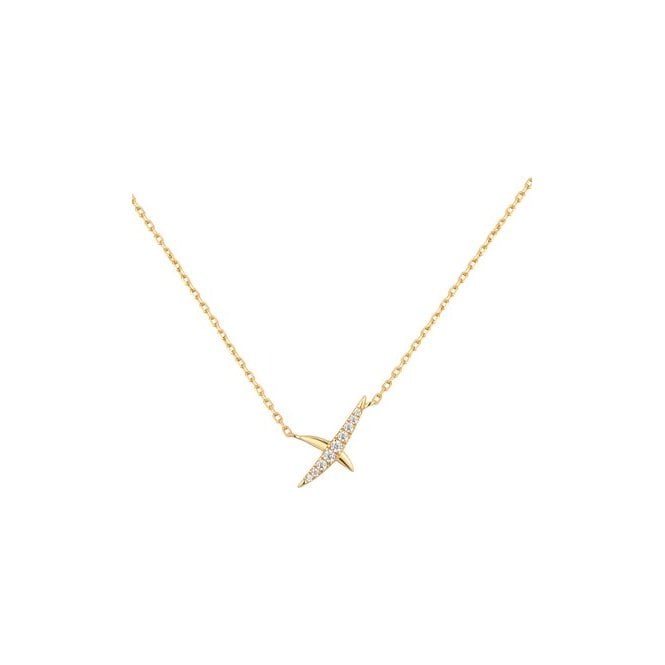 Ania Haie Jewellery Ania Haie Gold Plated Kiss Necklace