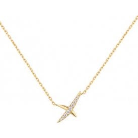Ania Haie Gold Plated Kiss Necklace