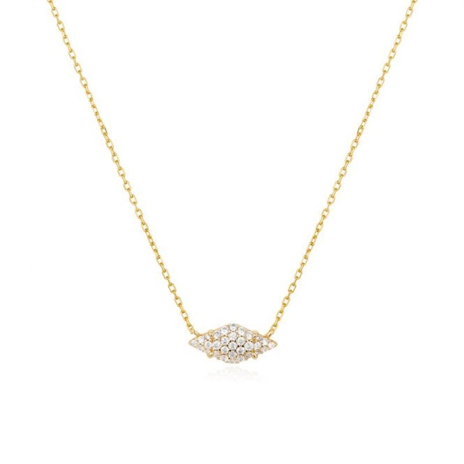 Ania Haie Jewellery Ania Haie Gold Plated Pave Sparkle Necklace N061-03G