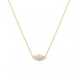 Ania Haie Gold Plated Pave Sparkle Necklace N061-03G