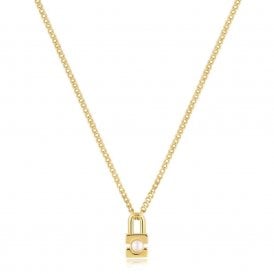 Ania Haie Gold Plated Pearl Necklace N054-02G